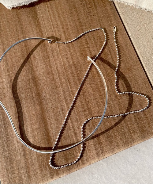 tone（トーン）の「【aussi/オッスィー】マルチway  ウェーブ　メタル　チョーカー（ニッケルフリー）（チョーカー・レディース・シルバー/ゴールド/シルバー×ゴールド・FREE）」の12枚目の写真