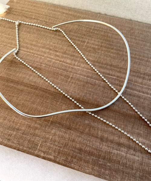 tone（トーン）の「【aussi/オッスィー】マルチway  ウェーブ　メタル　チョーカー（ニッケルフリー）（チョーカー・レディース・シルバー/ゴールド/シルバー×ゴールド・FREE）」の16枚目の写真