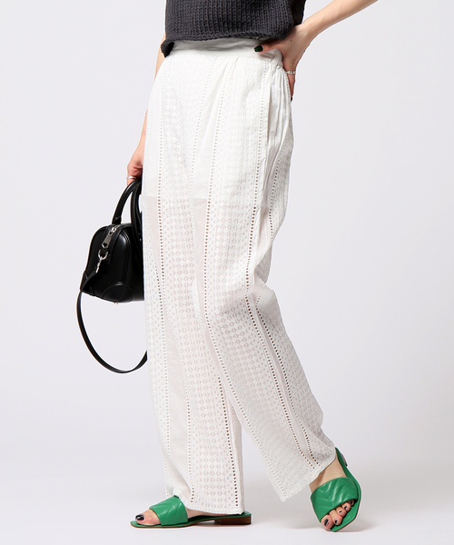 JOINT WORKS(ジョイントワークス)の「J-コットンエンブロイダリーパンツ(その他パンツ・レディース・ブラック/ホワイト・FREE)」の20枚目の写真