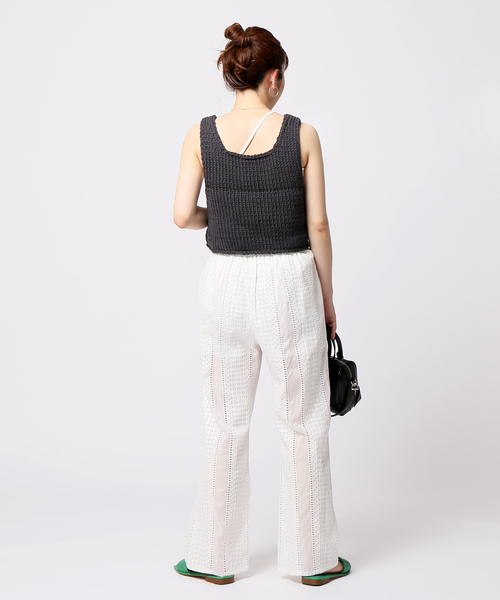 JOINT WORKS(ジョイントワークス)の「J-コットンエンブロイダリーパンツ(その他パンツ・レディース・ブラック/ホワイト・FREE)」の18枚目の写真