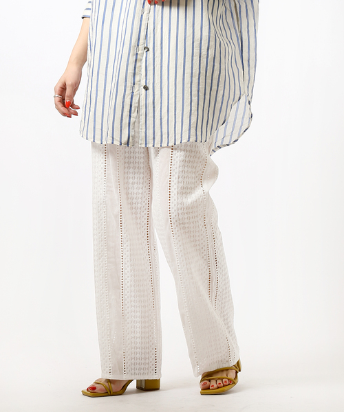 JOINT WORKS(ジョイントワークス)の「J-コットンエンブロイダリーパンツ(その他パンツ・レディース・ブラック/ホワイト・FREE)」の17枚目の写真