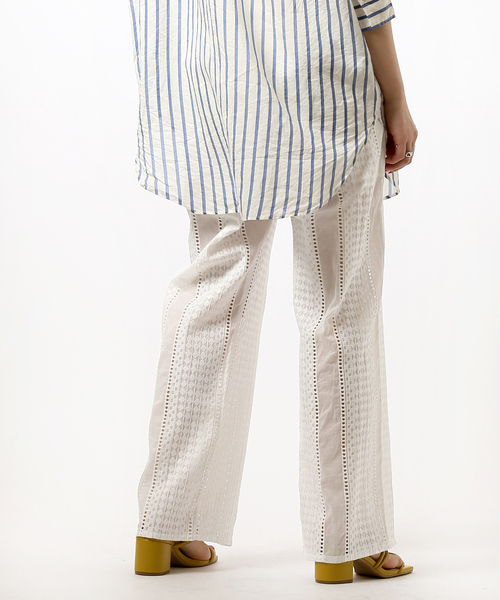 JOINT WORKS(ジョイントワークス)の「J-コットンエンブロイダリーパンツ(その他パンツ・レディース・ブラック/ホワイト・FREE)」の16枚目の写真