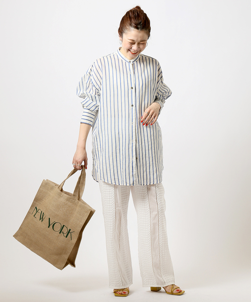 JOINT WORKS(ジョイントワークス)の「J-コットンエンブロイダリーパンツ(その他パンツ・レディース・ブラック/ホワイト・FREE)」の15枚目の写真