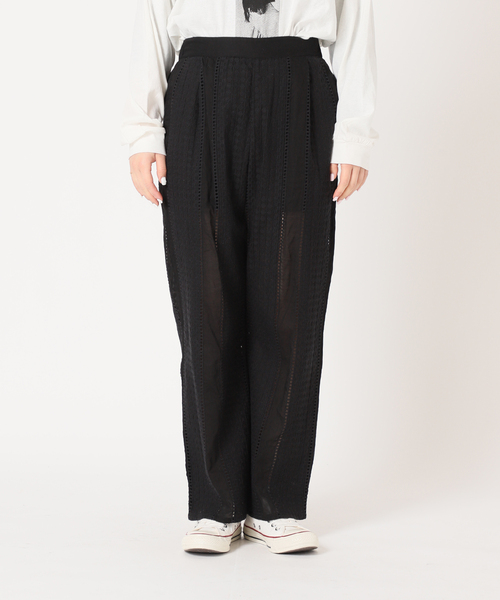 JOINT WORKS(ジョイントワークス)の「J-コットンエンブロイダリーパンツ(その他パンツ・レディース・ブラック/ホワイト・FREE)」の13枚目の写真