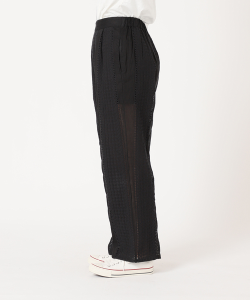 JOINT WORKS(ジョイントワークス)の「J-コットンエンブロイダリーパンツ(その他パンツ・レディース・ブラック/ホワイト・FREE)」の12枚目の写真