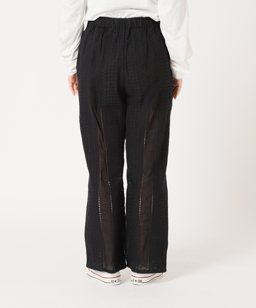 JOINT WORKS(ジョイントワークス)の「J-コットンエンブロイダリーパンツ(その他パンツ・レディース・ブラック/ホワイト・FREE)」の11枚目の写真