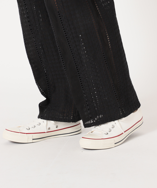 JOINT WORKS(ジョイントワークス)の「J-コットンエンブロイダリーパンツ(その他パンツ・レディース・ブラック/ホワイト・FREE)」の7枚目の写真