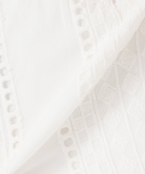 JOINT WORKS(ジョイントワークス)の「J-コットンエンブロイダリーパンツ(その他パンツ・レディース・ブラック/ホワイト・FREE)」の4枚目の写真