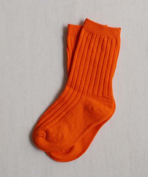 Bambin（ボンバン）の「【 Bambin / ボンバン 】 キッズ カラーソックス（ソックス/靴下・キッズ・グリーン/パープル/イエロー/ブルー/オレンジ/レッド・L/M）」の8枚目の写真