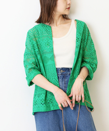 SLOBE IENA | レースノーカラー(ノーカラージャケット)