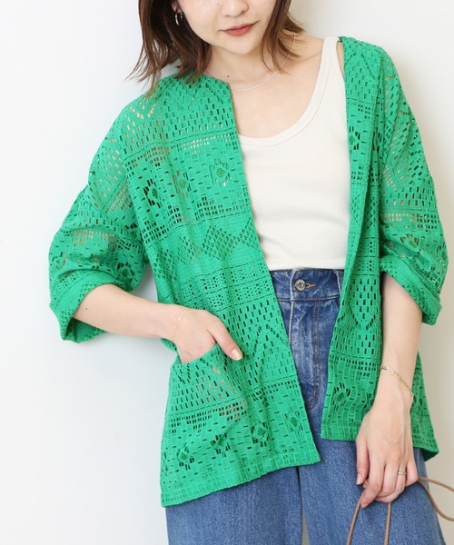 SLOBE IENA（スローブイエナ）の「レースノーカラー（ノーカラー