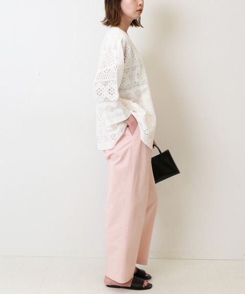 SLOBE IENA（スローブイエナ）の「レースノーカラー（ノーカラー