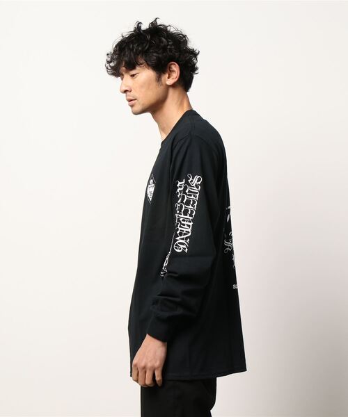 ARCHIVER(アーカイバ)の「【W】【it】【青空カンパニー】PRINT LONG SLEEVE TEE(Tシャツ/カットソー・メンズ・ホワイト/ブラック・LARGE)」の11枚目の写真