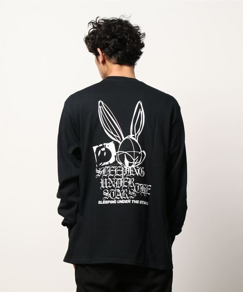 ARCHIVER(アーカイバ)の「【W】【it】【青空カンパニー】PRINT LONG SLEEVE TEE(Tシャツ/カットソー・メンズ・ホワイト/ブラック・LARGE)」の12枚目の写真
