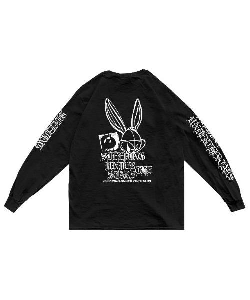 ARCHIVER(アーカイバ)の「【W】【it】【青空カンパニー】PRINT LONG SLEEVE TEE(Tシャツ/カットソー・メンズ・ホワイト/ブラック・LARGE)」の7枚目の写真
