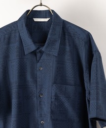 SlashDate（スラッシュデイト）の「オーバーサイズ総柄オープンカラーシャツ/開襟シャツ/フラワー柄/ペイズリー柄（シャツ/ブラウス・メンズ）」