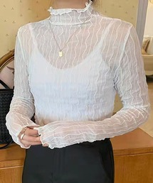 EPICKS | ストライプシースルーカットソー　シアー(Tシャツ/カットソー)
