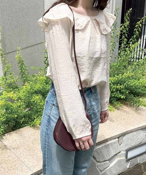 Twinkle;pm(トゥインクルピーエム)の「衿フリルブラウス(シャツ/ブラウス・レディース・ホワイト/ベージュ/レッド/ミント・FREE)」の19枚目の写真