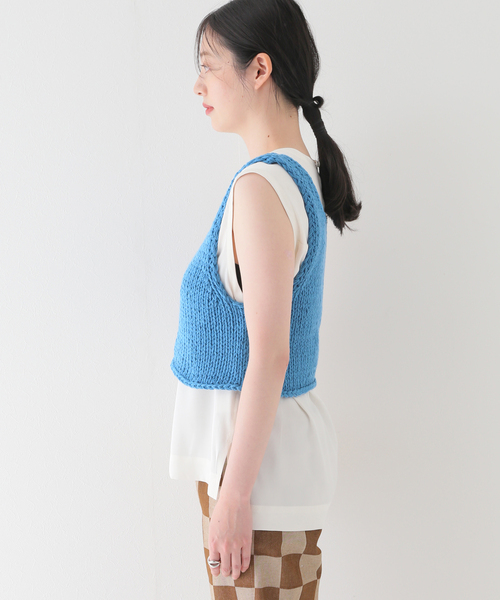 JOINT WORKS（ジョイントワークス）の「ロービングショートプルオーバー（その他トップス・レディース・ホワイト/ブラック系その他/ブルー・FREE）」の21枚目の写真