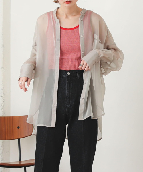 SENSE OF PLACE by URBAN RESEARCH（センスオブプレイスバイアーバンリサーチ）の「リンガーボーダータンクトップ（タンクトップ・レディース・ホワイト系その他/ピンク系その他/ブルー系その他/グリーン系その他・ONE）」の13枚目の写真