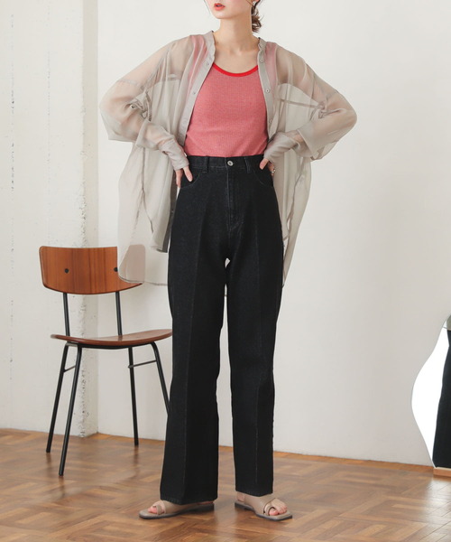 SENSE OF PLACE by URBAN RESEARCH（センスオブプレイスバイアーバンリサーチ）の「リンガーボーダータンクトップ（タンクトップ・レディース・ホワイト系その他/ピンク系その他/ブルー系その他/グリーン系その他・ONE）」の14枚目の写真