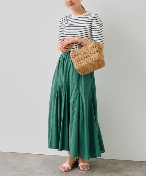 Chez toi（シェトワ）の「はぎカラーボイルスカート（スカート・レディース・ピンク/グリーン/ブラック・FREE）」の19枚目の写真