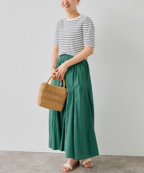 Chez toi（シェトワ）の「はぎカラーボイルスカート（スカート・レディース・ピンク/グリーン/ブラック・FREE）」の20枚目の写真