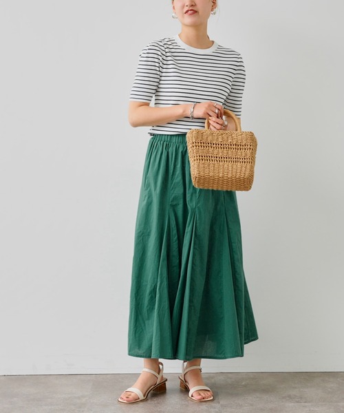 Chez toi（シェトワ）の「はぎカラーボイルスカート（スカート・レディース・ピンク/グリーン/ブラック・FREE）」の22枚目の写真