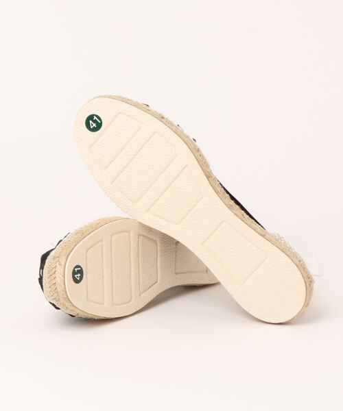 La Manual Alpargatera（マヌアル・アルパルガテラ）の「LA MANUAL ALPARGATERA | エスパドリーユ MEN（サンダル・メンズ・ブラック/アイボリー・42/43/41）」の4枚目の写真