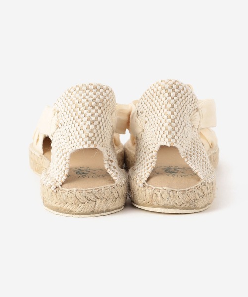 La Manual Alpargatera（マヌアル・アルパルガテラ）の「LA MANUAL ALPARGATERA | エスパドリーユ MEN（サンダル・メンズ・ブラック/アイボリー・42/43/41）」の5枚目の写真