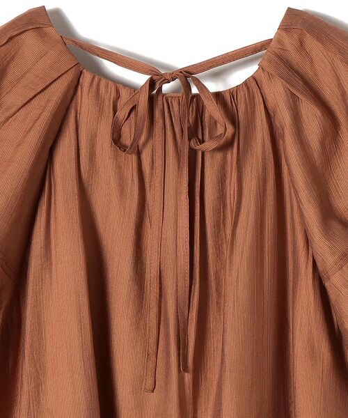 セール】*〈手洗い可能〉シアーカルゼバルーンスリーブ