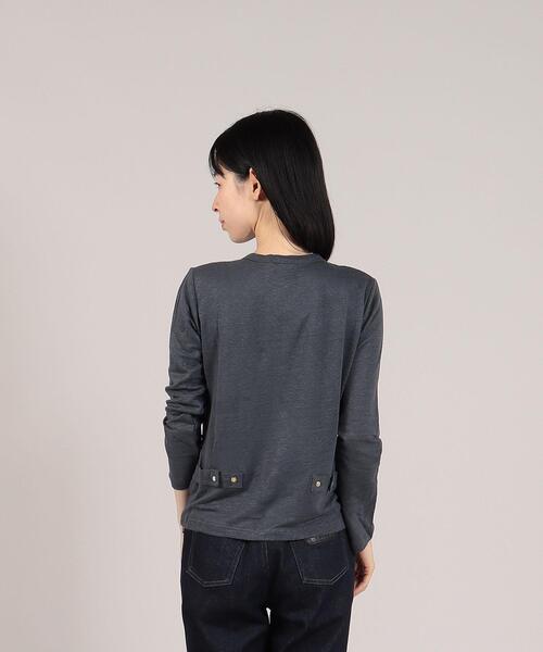 agnes b.（アニエスベー）の「JDJ6 CARDIGAN リネンカーディガン