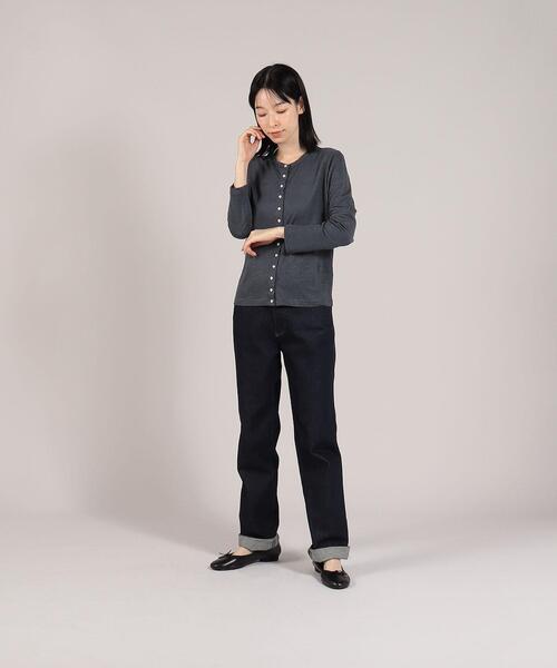 agnes b.（アニエスベー）の「JDJ6 CARDIGAN リネンカーディガン