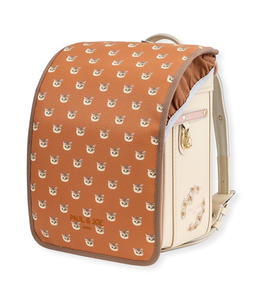PAUL&JOE（ポールアンドジョー）の「PAUL & JOE(ポール & ジョー)CAT総柄プリントランドセルカバー（ランドセル・キッズ・ベージュ/ライトピンク/ライトブルー/ホワイト/ネイビー・ONE SIZE）」の2枚目の写真