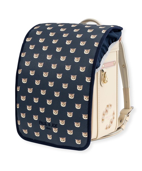 PAUL&JOE（ポールアンドジョー）の「PAUL & JOE(ポール & ジョー)CAT総柄プリントランドセルカバー（ランドセル・キッズ・ベージュ/ライトピンク/ライトブルー/ホワイト/ネイビー・ONE SIZE）」の4枚目の写真