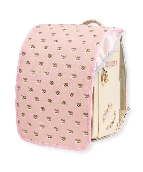 PAUL&JOE（ポールアンドジョー）の「PAUL & JOE(ポール & ジョー)CAT総柄プリントランドセルカバー（ランドセル・キッズ・ベージュ/ライトピンク/ライトブルー/ホワイト/ネイビー・ONE SIZE）」の5枚目の写真