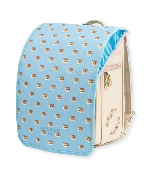 PAUL&JOE（ポールアンドジョー）の「PAUL & JOE(ポール & ジョー)CAT総柄プリントランドセルカバー（ランドセル・キッズ・ベージュ/ライトピンク/ライトブルー/ホワイト/ネイビー・ONE SIZE）」の3枚目の写真