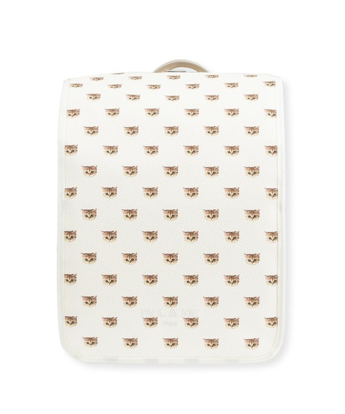 PAUL&JOE（ポールアンドジョー）の「PAUL & JOE(ポール & ジョー)CAT総柄プリントランドセルカバー（ランドセル・キッズ・ベージュ/ライトピンク/ライトブルー/ホワイト/ネイビー・ONE SIZE）」の10枚目の写真