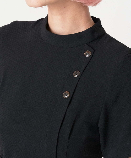 A de a.v.v(アードアー・ヴェ・ヴェ)の「ベルト付きぺプラムブラウス(シャツ/ブラウス・レディース・ブラック/ブルー・36/38)」の15枚目の写真