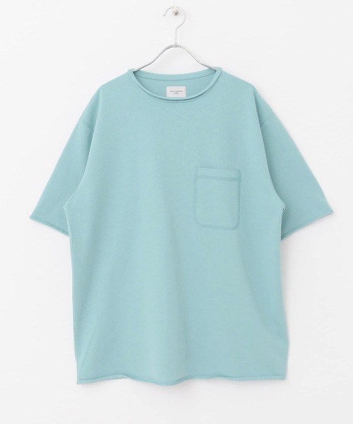 URBAN RESEARCH DOORS(アーバンリサーチドアーズ)の「ミニ裏毛アスレチックTシャツ(Tシャツ/カットソー・メンズ・ライトブルー/ネイビー/グレー/オフホワイト/イエロー・MEDIUM/LARGE/X-LARGE)」の14枚目の写真