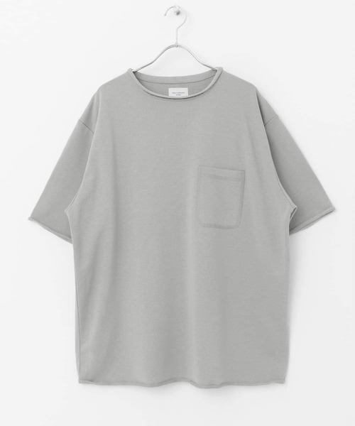 URBAN RESEARCH DOORS(アーバンリサーチドアーズ)の「ミニ裏毛アスレチックTシャツ(Tシャツ/カットソー・メンズ・ライトブルー/ネイビー/グレー/オフホワイト/イエロー・MEDIUM/LARGE/X-LARGE)」の15枚目の写真