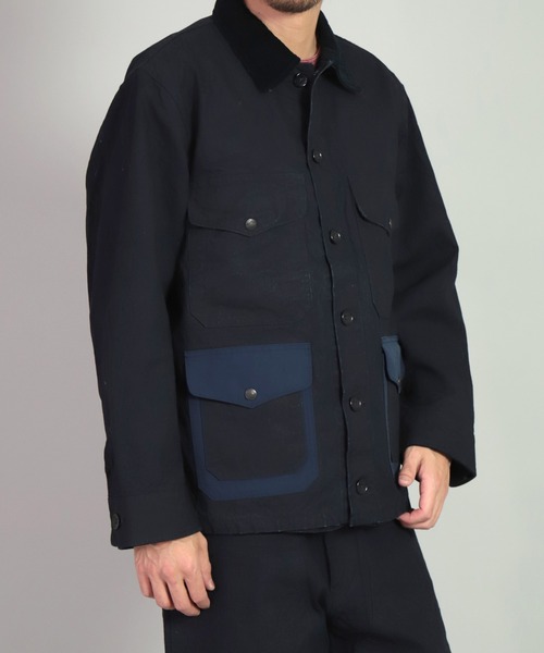 OMNIGOD（オムニゴッド）の「[OMNIGOD mens / オムニゴッド] インディゴダック ハンティングショートジャケット（その他アウター・メンズ・インディゴブルー・3/4/2）」の4枚目の写真