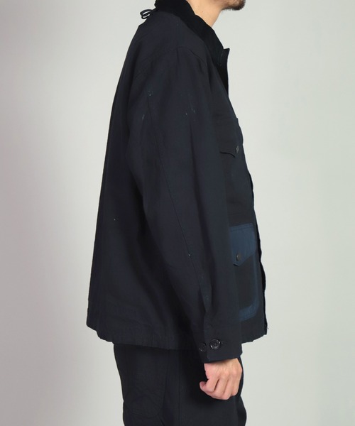OMNIGOD（オムニゴッド）の「[OMNIGOD mens / オムニゴッド] インディゴダック ハンティングショートジャケット（その他アウター・メンズ・インディゴブルー・3/4/2）」の5枚目の写真