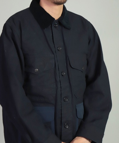 OMNIGOD（オムニゴッド）の「[OMNIGOD mens / オムニゴッド] インディゴダック ハンティングショートジャケット（その他アウター・メンズ・インディゴブルー・3/4/2）」の7枚目の写真