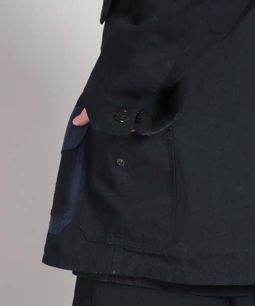 OMNIGOD（オムニゴッド）の「[OMNIGOD mens / オムニゴッド] インディゴダック ハンティングショートジャケット（その他アウター・メンズ・インディゴブルー・3/4/2）」の10枚目の写真