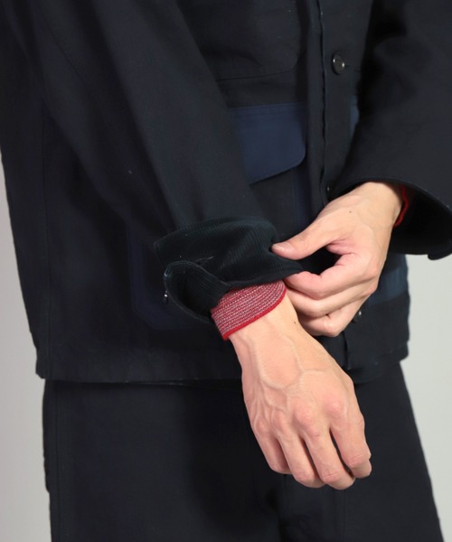 OMNIGOD（オムニゴッド）の「[OMNIGOD mens / オムニゴッド] インディゴダック ハンティングショートジャケット（その他アウター・メンズ・インディゴブルー・3/4/2）」の11枚目の写真