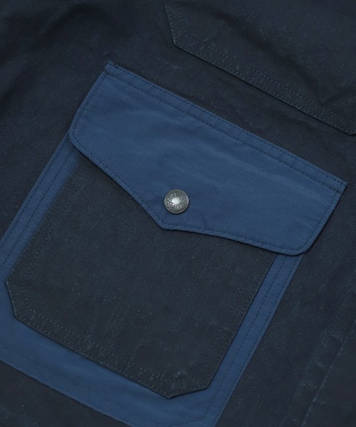OMNIGOD（オムニゴッド）の「[OMNIGOD mens / オムニゴッド] インディゴダック ハンティングショートジャケット（その他アウター・メンズ・インディゴブルー・3/4/2）」の20枚目の写真