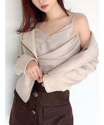 RESEXXY | ギャザーデザインキャミソール(キャミソール)