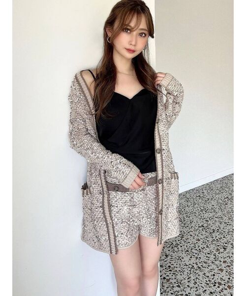 RESEXXY（リゼクシー）の「ギャザーデザインキャミソール（キャミソール・レディース・ブラック/ベージュ/イエロー・FREE）」の15枚目の写真