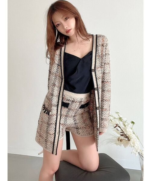 RESEXXY（リゼクシー）の「ギャザーデザインキャミソール（キャミソール・レディース・ブラック/ベージュ/イエロー・FREE）」の12枚目の写真